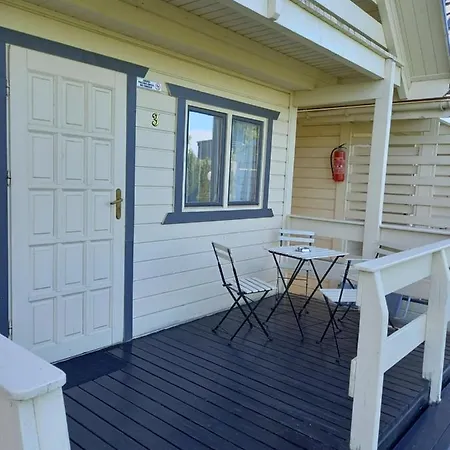 Bialy Zagiel Centrum Ustronia Morskiego Деревянный коттедж Устроне-Морске