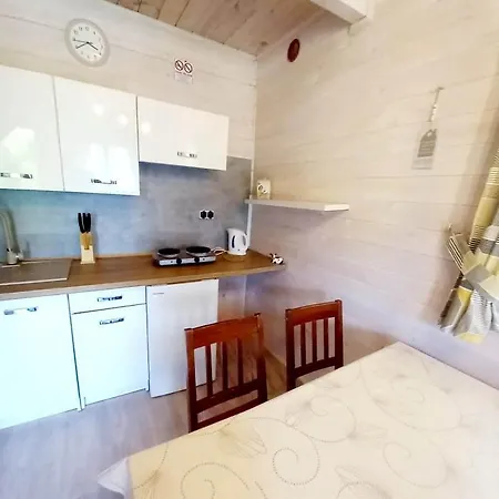 Bialy Zagiel Centrum Ustronia Morskiego Деревянный коттедж Устроне-Морске